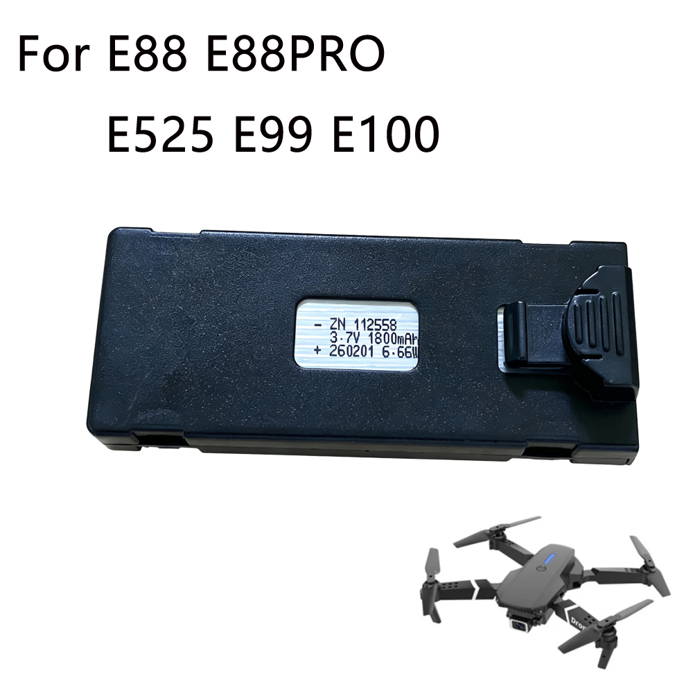 E88 Drone Battery 3.7V 1800mAh - Eachine Drone E58 recension och pris