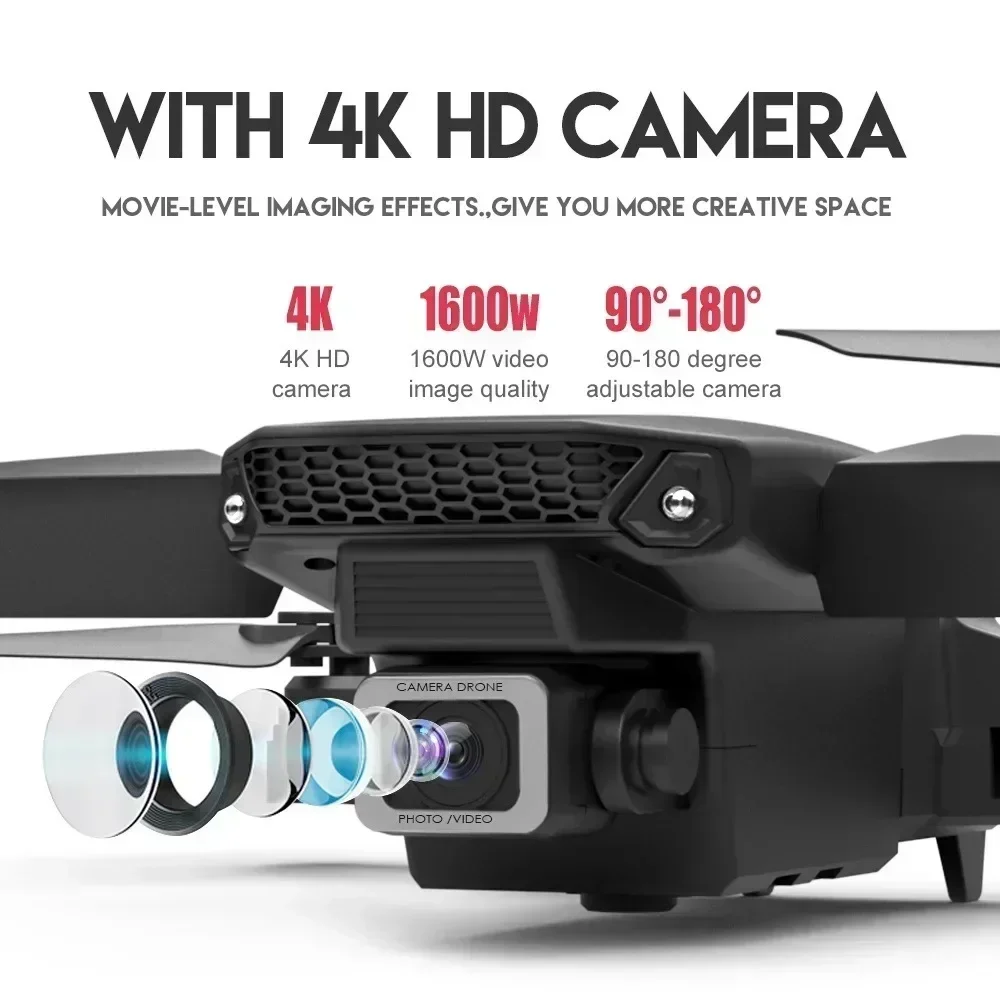 E88 Pro WIFI FPV Drone Wide An - Drone Lidar recension och pris