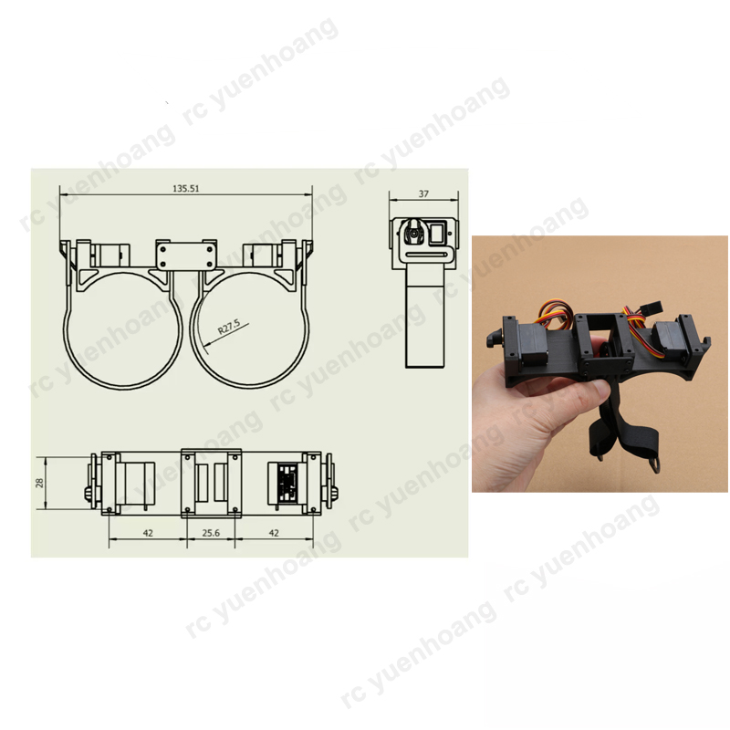 1PCS Adjustable Remote Control - Drone Thermal Imaging recension och pris