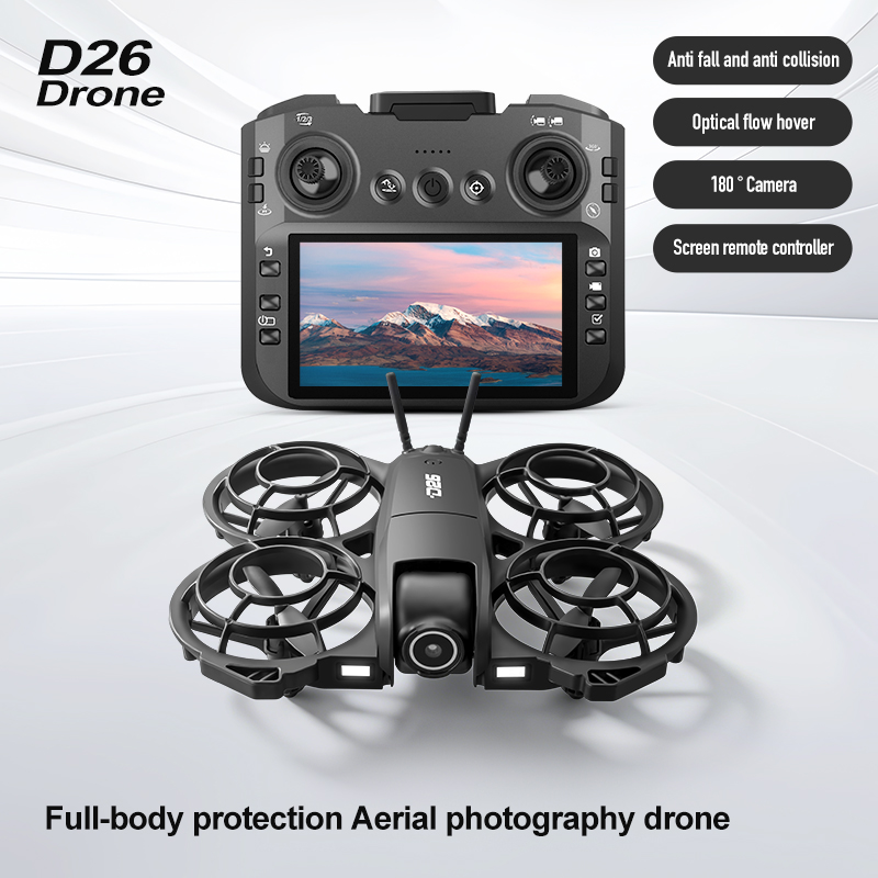 D26 Drone 4K Aerial HD 180° Ca - Drone Aerial Photography recension och pris
