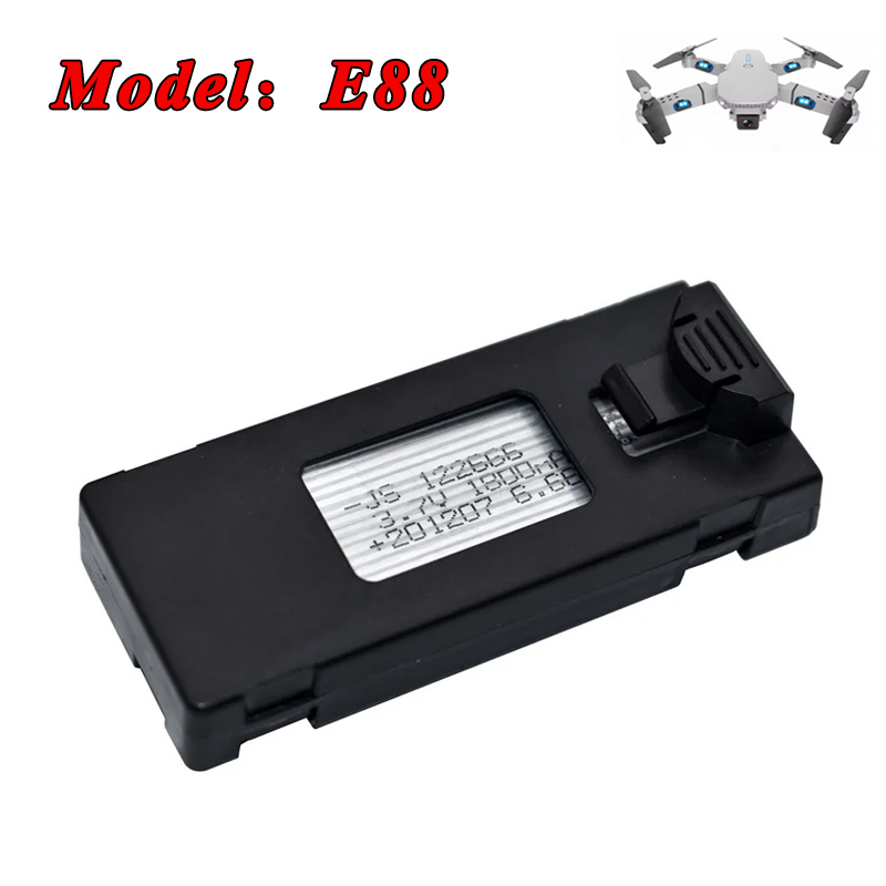 3.7V 1200mAh 1800mAh Lipo Batt - Eachine Drone E58 recension och pris